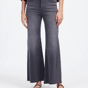 Madewell Women's Wide-Leg Black Jeans